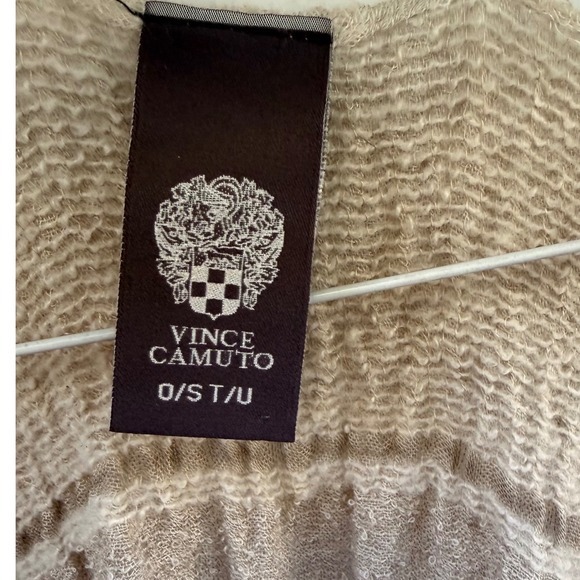 Vince Camuto Gathered Ruched Duster One Size Boho Stye - Picture 2 of 4